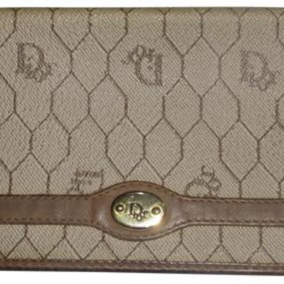 Christian Dior RARE 'Honeycomb' Coated Canvas - Picture 2 of 8